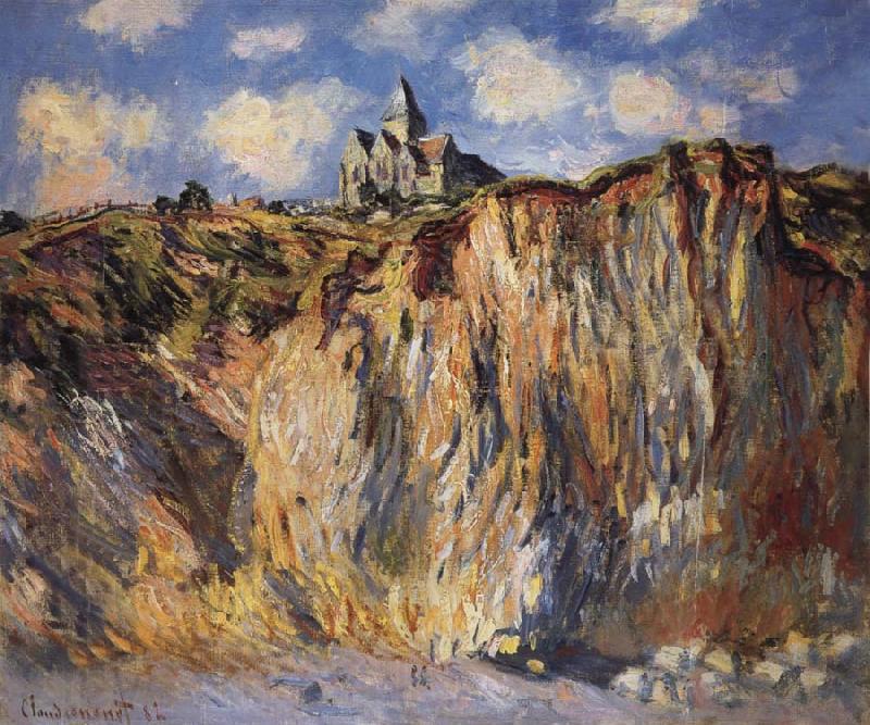 Claude Monet The Church at Varengeville,Morning Effect Spain oil painting art